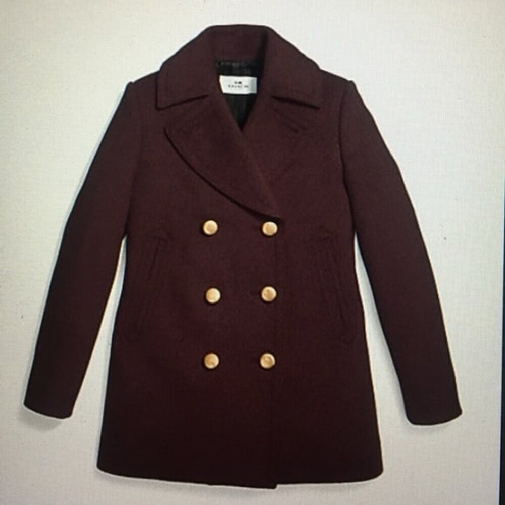 Coach $500 Peacoat Medium